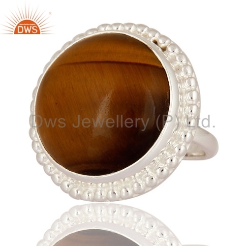 Designer 925 Silver Gemstone Men'S Rings Size: 5-10 Us Size