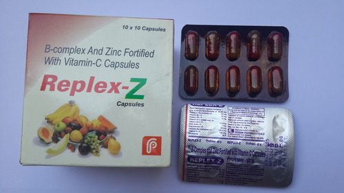 B complex and Zinc Fortified with Vitamin C Capsules