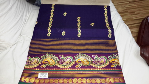 Cotton Mercerise Saree