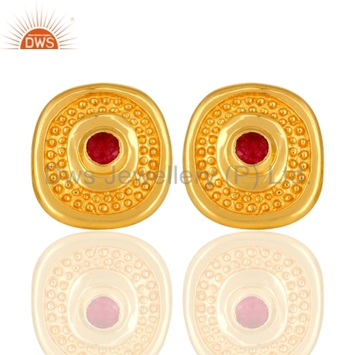 Designer Gold Plated Fashion Stud Earrings