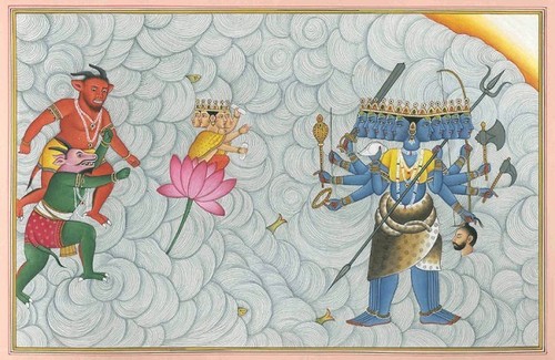 Adishakit  brahma madhu and kaitabha