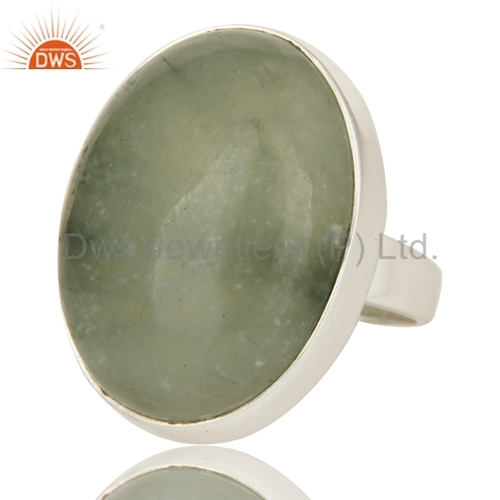 Prehnite Gemstone Artisan Made Sterling Silver