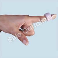 Mallet Finger Splint - Fiber Material, 4.5 Centimeter Size | Adjustable Three Point Pressure System For Finger Alignment