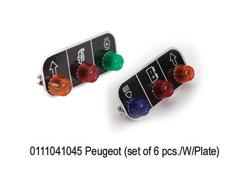 Peugeot (set of 6 pcs.WPlate)