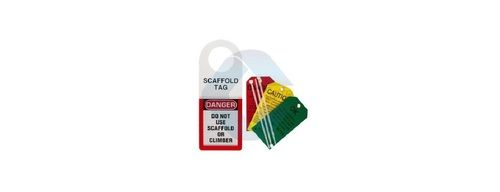 Scaffolding Tag - Material: Plastic