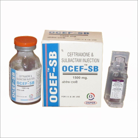1500mg Ceftriaxone Sulbactam Injection