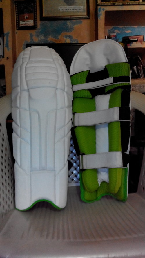APG Cricket Batting Pads - LVLN PU Fiber, Lightweight Multicolour Design | Dustproof, Waterproof, Unique Precurved Shin for Enhanced Flexibility, Comfortable Knee Cap