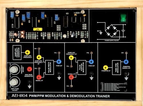 PWM & PPM Modulation & Demodulation Trainer