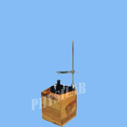 Golden Calorimeter With Wooden Box