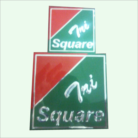 Mirror Aluminium Labels