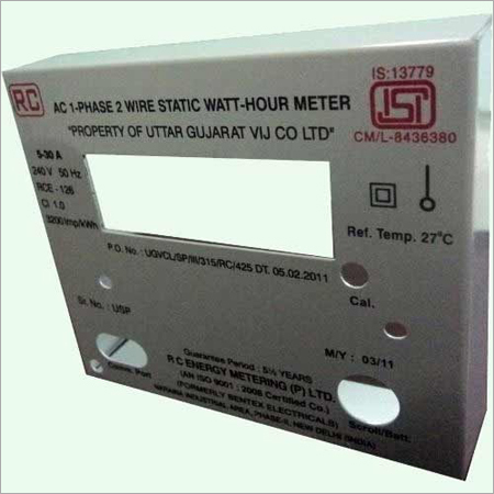 Energy Meter Plates Label