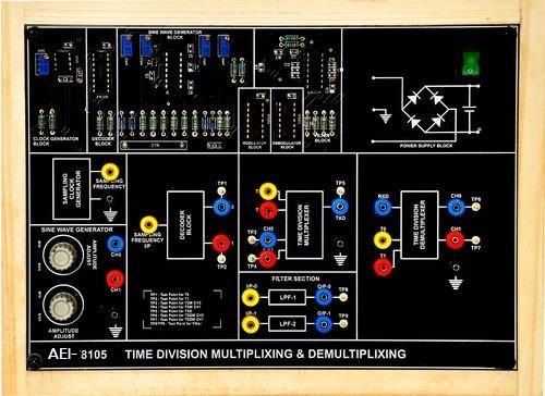 Time Division Multiplexing & Demultiplexing Trainer- AEI-8105