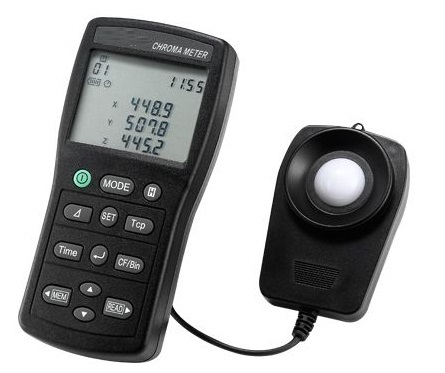 Chroma meter with computer interface Chroma meter with computer interface
