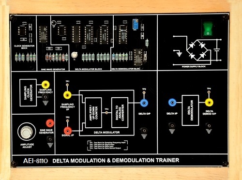 Delta Modulation and Demodulation Trainer - AEI-8110