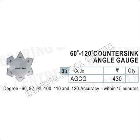 Degree Countersink Angle Gauge