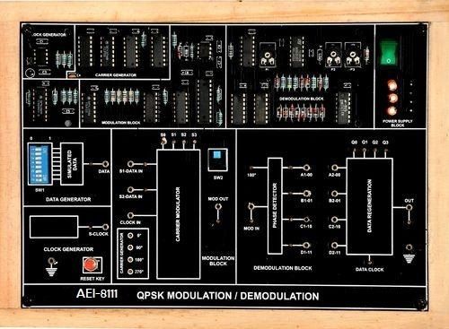 Mild Steel Qpsk Modulation & Demodulation Trainer