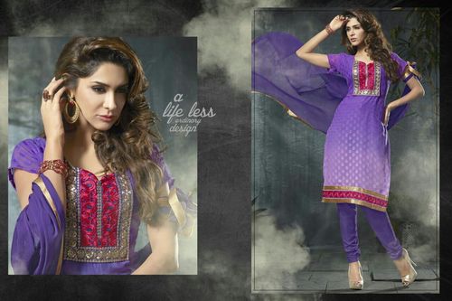 Synthetic printed suits (Nakshatra)