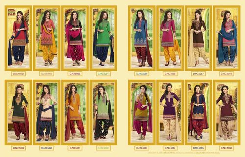 Cotton Embroidery Dress material