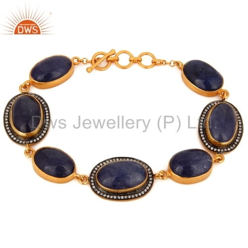 Natural Tanzanite Gemstone Bracelet