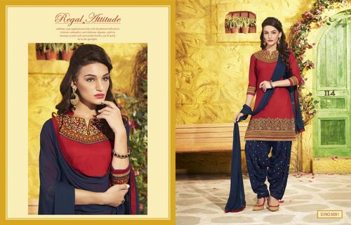 Cotton Patiyala Salwar Kameez