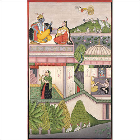 The month of agahan a Bundi painting