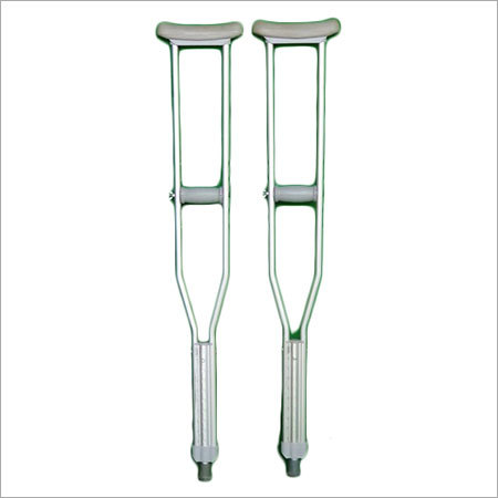 Crutch Under Arm, Large (Aluminum, Anodised) Power Source: Manual