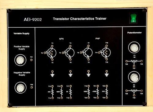 Mild Steel Characteristics Of Transistor (Cb,Cc,Ce) Trainer - Aei-9202