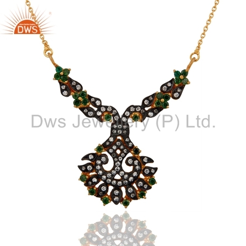 925 Sterling Silver Cubic Zircon Necklace Gender: Women