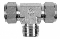 Male Branch Tee a NPT