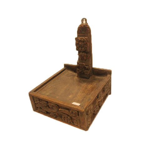 Antique Hand Carved Wooden Wall Shelf Bracket