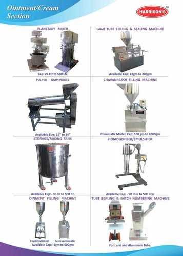 Ointment Machinery