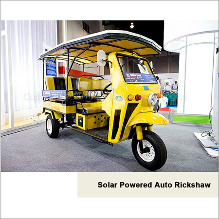 Solar Powered Auto Rickshaw