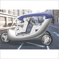 Solar Powered Electric Rickshaw