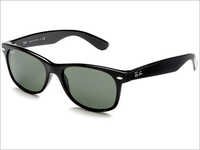 Customized Sunglasses Frames - Plastic 55x20x145mm Black, Green Lens | Stylish, Lightweight, Unisex, Comfortable