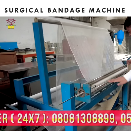 Manual Surgical bandage roll making machine