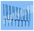 Tuning Forks Set Blue Steel Length: 15.3 Inch (In)