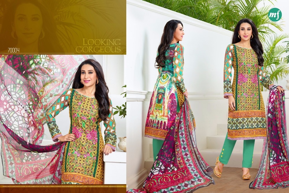 Pakistani Collection - Pashmina, Green, Digital Print, Embroidery | Winter Collection, 12 Designs, Pakistani Style