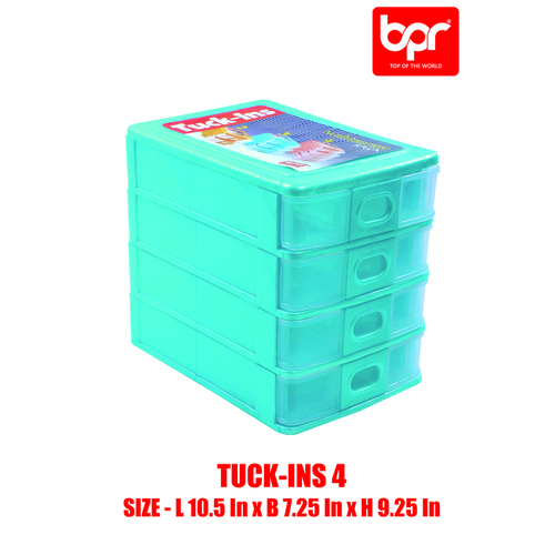 3 Colours Available - Blue Plastic Cabinet Drawers