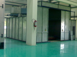 Side Down Draft Dry Painting Booth