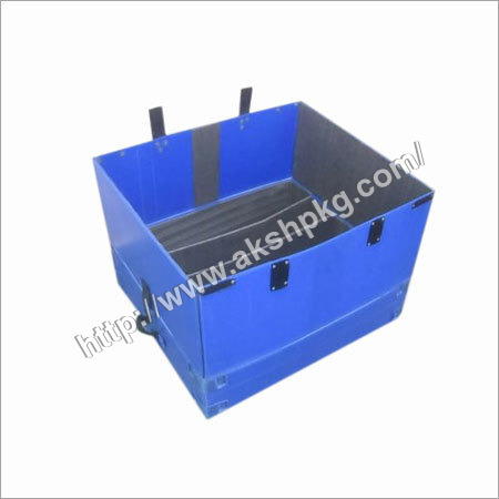 Blue Pp Corrugated Boxes