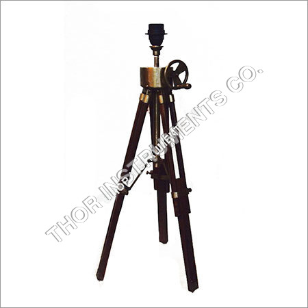 Antique Restoration Tripod Table Lamp