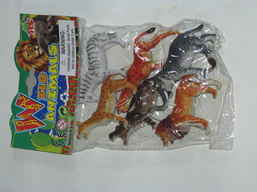 Plastic Zebra Toy Set