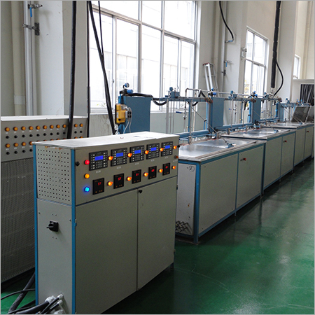 One Semi Automatic Cleaning Line