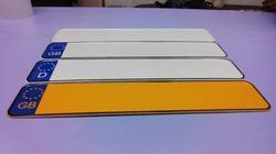 European License Plate Blanks