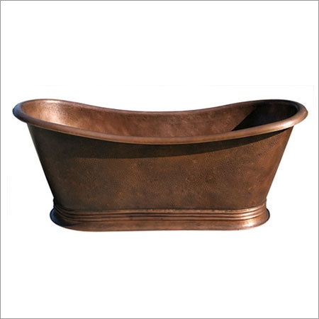 Brown Antique - Copper 66" L x 32" W x 31" H, Elegant Design, Durable Material, Relaxing Soak, Unique Style, High-end Look