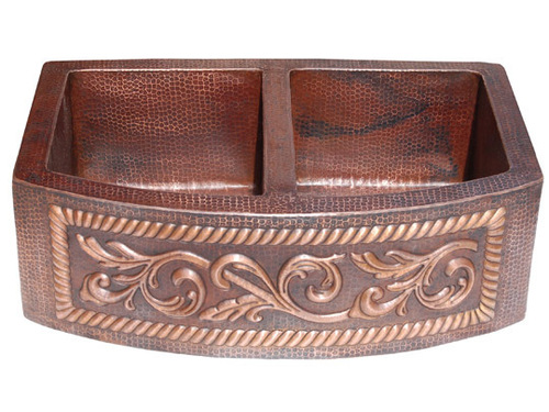 Hammered Copper Kitchen Sinks