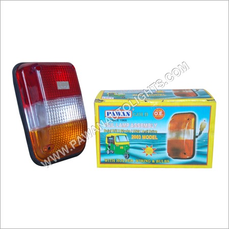 Three Wheeler Tail Lamp Assembly Bajaj 2 Stroke 