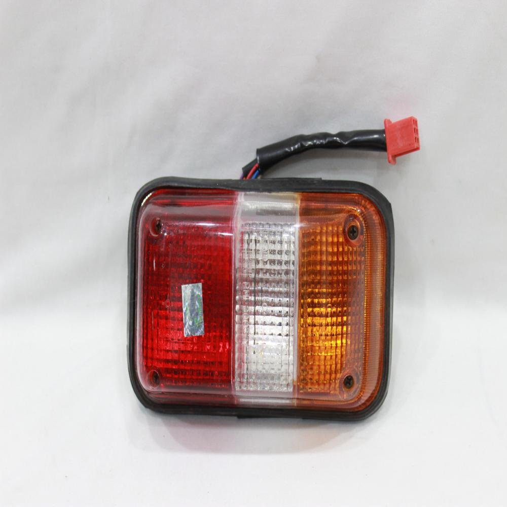 Tail Lamp Assembly Bajaj 2 Stroke Three Wheeler - Color: Red Lens With Black Housing