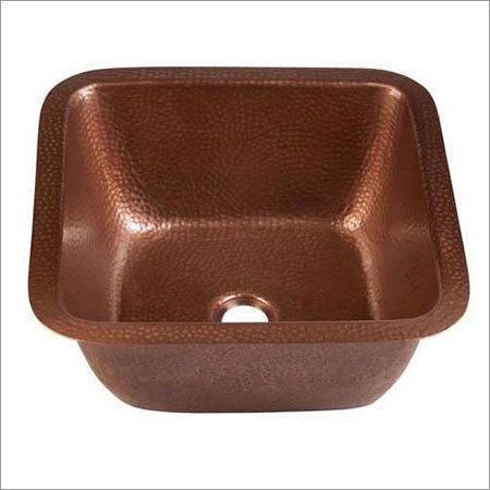 Hammered Copper Bathroom Sink