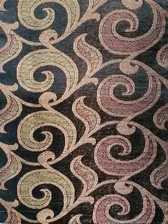 Jacquard Fabric - RINKU BLACK CURRENT
